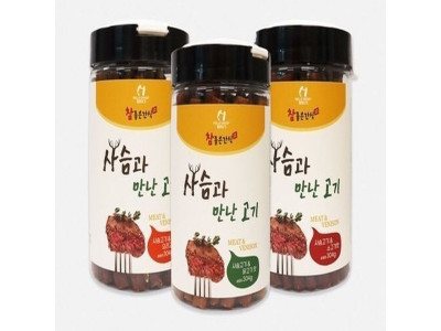 (2개묶음)(참좋은간식) 사슴과만난고기 소고기