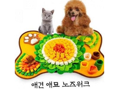 반려동물 노즈워크 애견 노즈워크 고양이 강아지 훈련 담요 고양이코 스트레스 동물코 불안 놀이 완화 용품