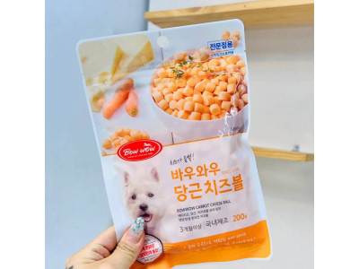 TBZ 바우와우 당근치즈볼 200g