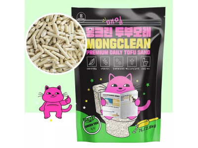 TBZ 몽크린 매일 두부모래 7L 녹차 2.8kg